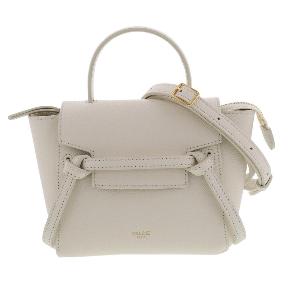 Celine Pico Belt Bag White on